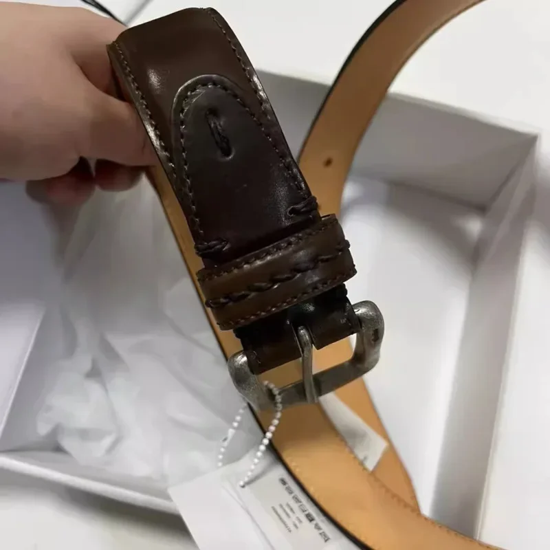 

VISVIM CORDOVAN BELT 35MM cordovan leather belt Japanese style