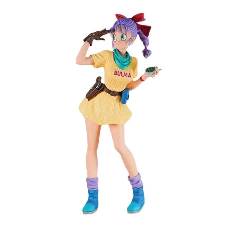 バンダイオリジナルドラゴンボールグリッターグラマーブルマ 3 アニメアクションフィギュアのおもちゃ子供のギフトグッズモデル装飾品