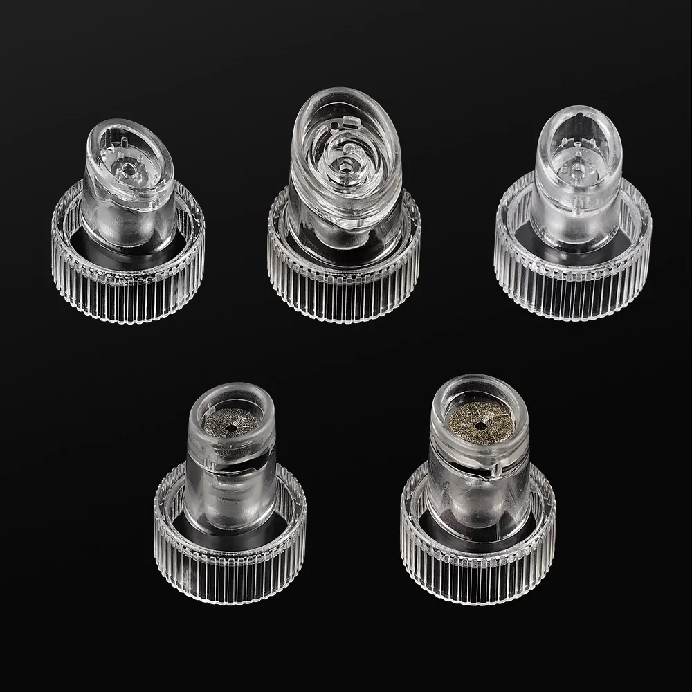 Wholesale Replacement Head 9pcs for H202 Water Oxygen Generation 2 Hydro Dermabrasion Plastic Tips jet Peel Hydrafacial Sets