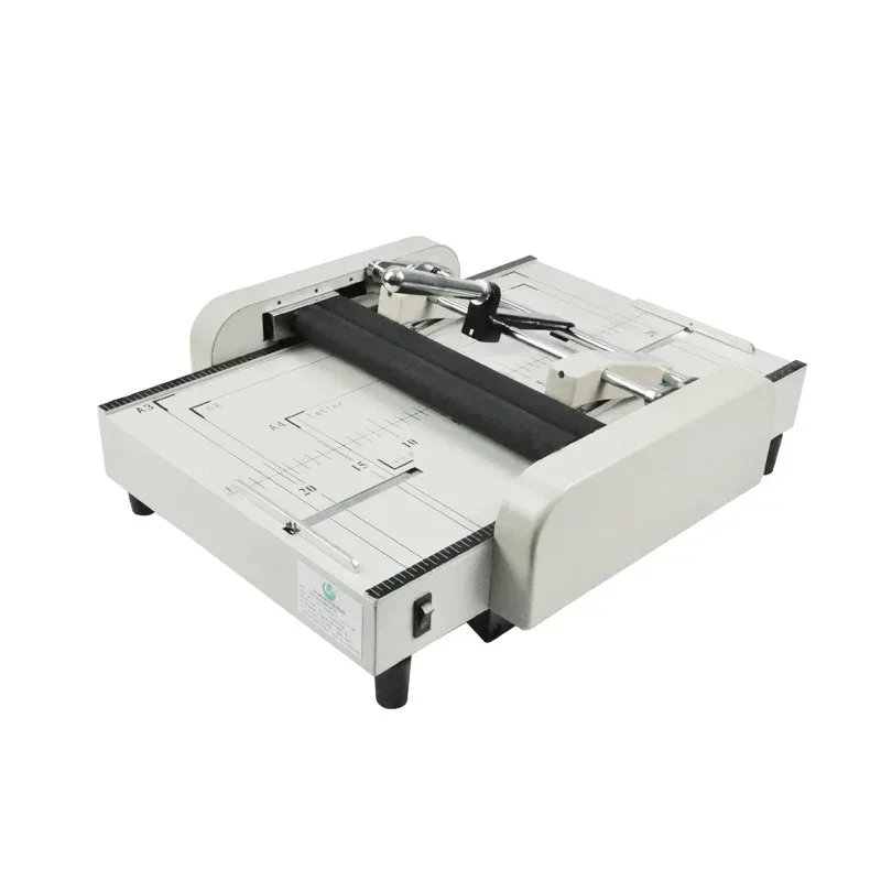 Format Manual Binding and Folding Machine A3 Booklet Riding Saddle Stapler Pamphlet Broshure Binding & Folding Machine 220V