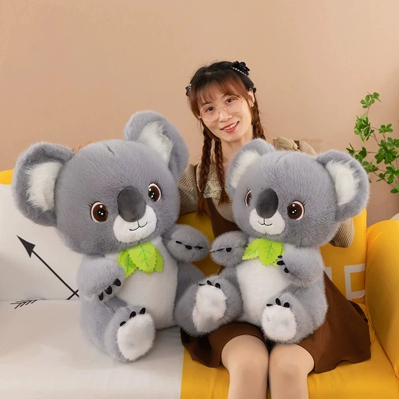New Cartoon Cute Koala Small Animal Plush Toy Bedroom Decoration Car Ornament Children's Birthday Christmas Gift