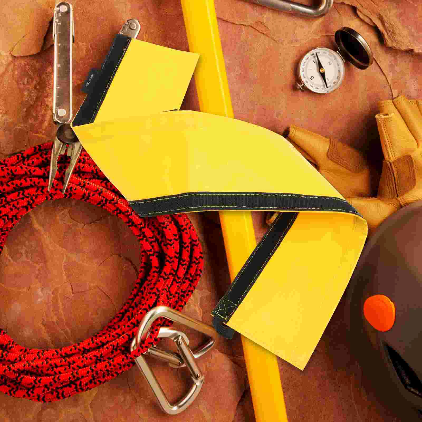 

s Antiwear Rope Protector for Yellow Equipment Lightweight Sturdy Mountaineering Rappelling Outdoor Activities Climbing