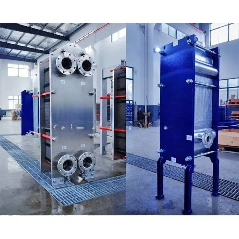 Industrial Semi Welded Coated Plate Heat Exchanger High Temperature Cooling Component