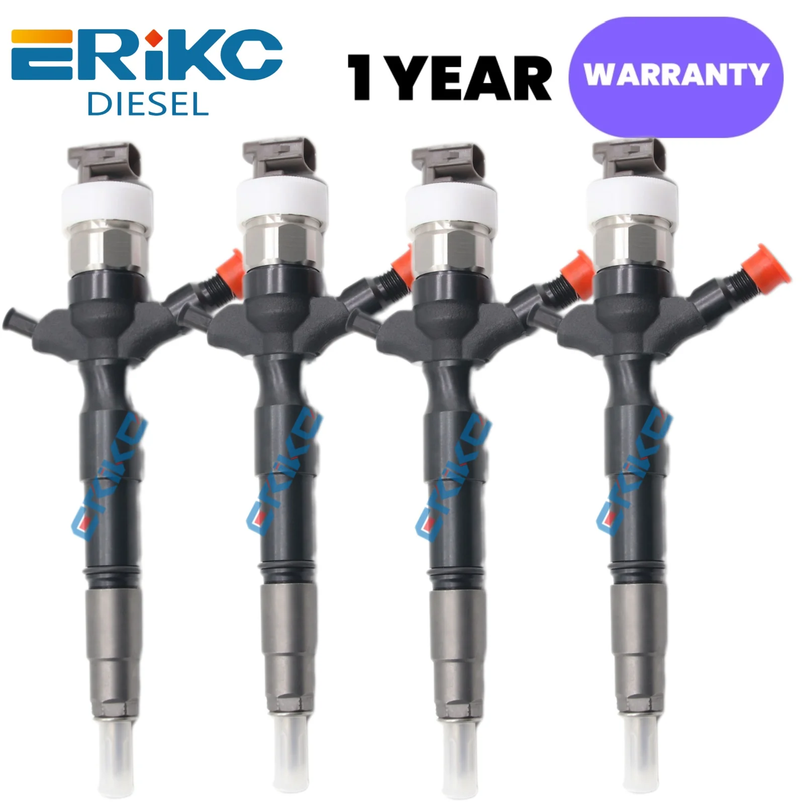 4PCS 23670-09360 Common Rail Diesel Injector 2367009360 2KD New Nozzle Dispenser for Toyota Hiace Hilux 2.5D 23670 09360