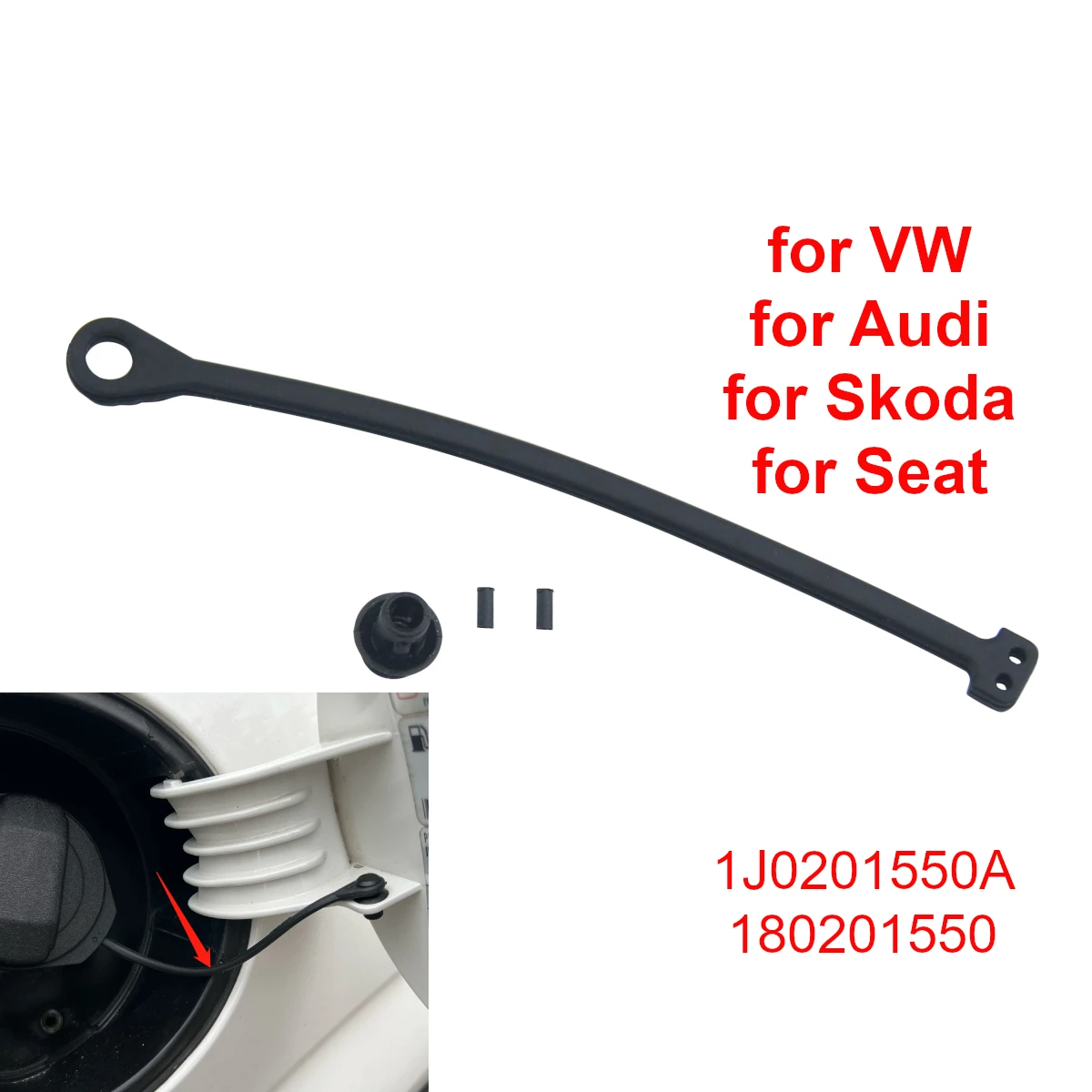 Diesel Petrol Oil Fuel Tank Cover Cap Line Cable for VW Golf Jetta Passat POLO Audi A3 A4 A6 A7 A8 Skoda Octavia Seat Leon