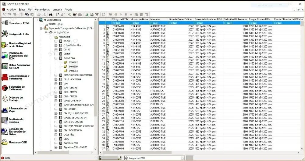 Lastest Cummins Insite 8.9 PRO with Keygen Engine Diagnostic Software Fault Code Engine Diagnostic Tests Adjustment