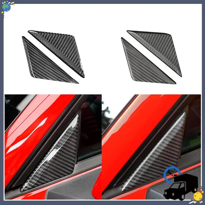 

Lasting For Ford Mustang A Pillar Panel Trim For Ford Mustang Carbon Fiber For Ford Mustang Car Accessories Glossy