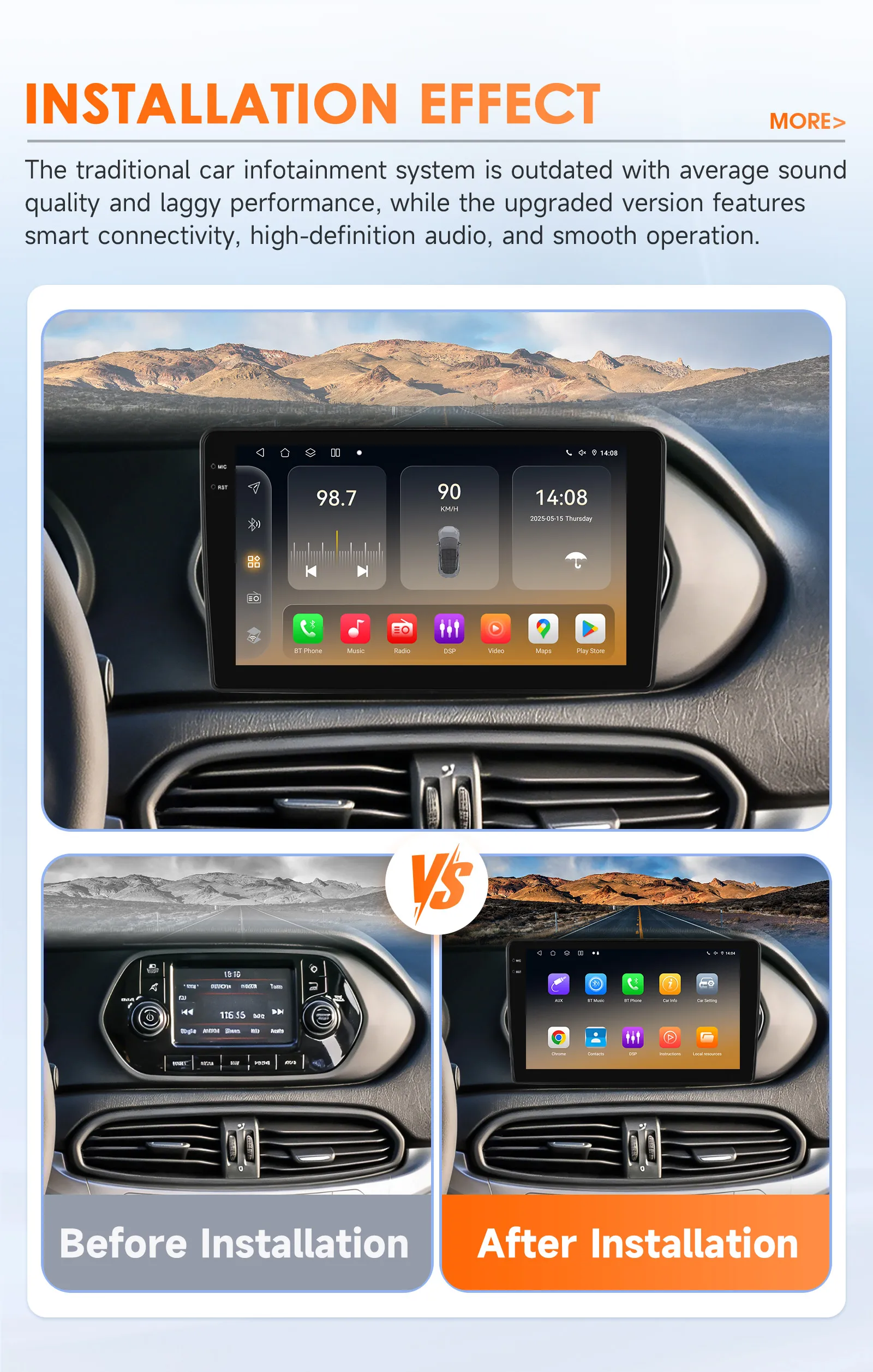 Radio Android para coche Fiat Tipo Egea 2016-2020 GPS Multimedia 360Cam AIpro Wireless Carplay 2din Autoradio WIFI DSP Stereo ADAS