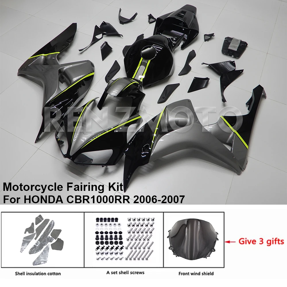 

Обтекатель для HONDA CBR1000RR 2006-2007, набор для мотоцикла, комплект кузова, декоративные пластиковые защитные аксессуары, корпус