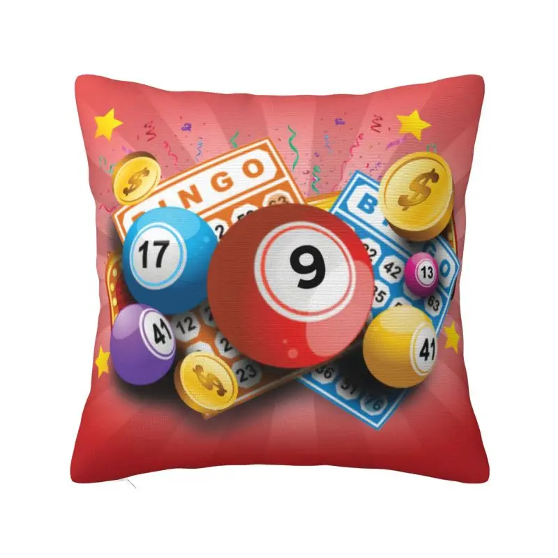 Custom Hot Game Bingo Luxury Throw Pillow Covers Car Cushion