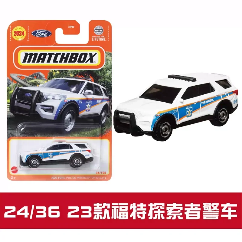 Mattel-Matchbox Diecast Veículos Brinquedos para Meninos, Ford, Lincoln, Continental, Renault, Megane, Ford, Interceptador de Polícia, Tesla,