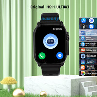 Smart Watch HK11 Ultra3 Schedule Reminder Support TWS Earphone Connect Network Sharing AI Robot Offline Voice Wake up Smartwatch