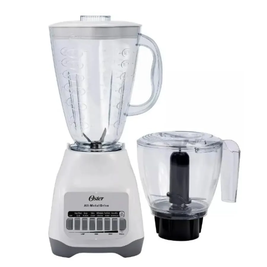 

2-in-1 Kitchen System Blender and Food Processor for Smoothies and Chopping Durable BPA-Free Plastic Sleek Black Design High-Po