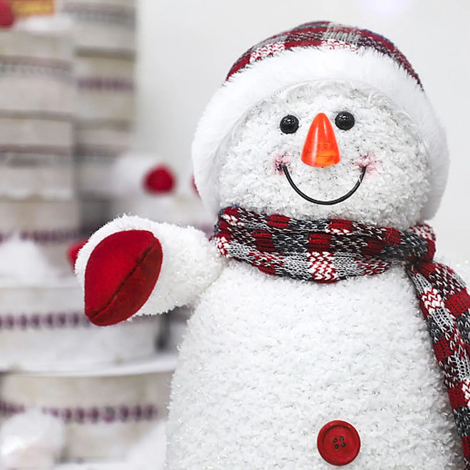 200 Pezzi Accessori Naso Pupazzo di Neve Natalizio in Plastica, Forniture Fai-da-te per Creazione Pupazzi di Neve, Materiale Artigianale Invernale, Decorazioni Natalizie