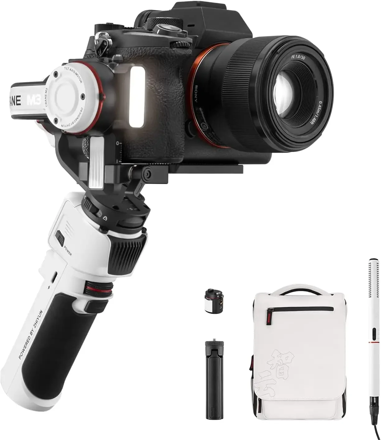 Stabilizer 3-Axis Genggam Zhiyun Crane M3 Pro BARU, Gimbal Stabilizer untuk Kamera Mirrorless, Gopro, Smartphone