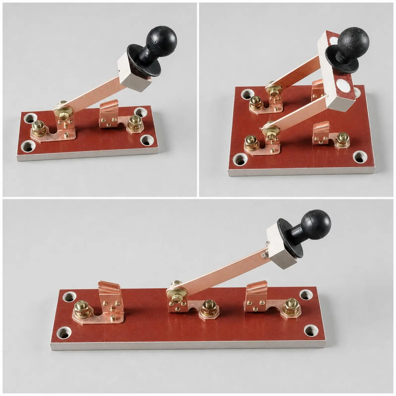 Marine Electrical Blade Switch Easy to Install Ignition Activation Blade Switch with Mounting Base Long-Lasting for Boat Owners