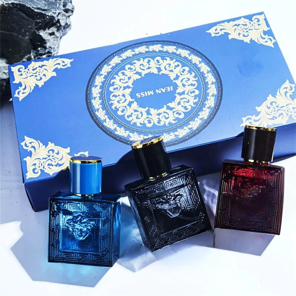 

Brand 90ml Men Perfume Gift Box 3pcs Set Charming Man Colognes Lasting Fragrance Attracting Women Perfumes Hombres Originales