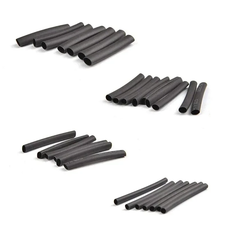 127PCS Heat Shrink Tube 2:1 Polyolefin Heat Cable Wire Shrink Tube Shrinkable Sleeve Insulation Wire Shrinkable Heatshrink Tube