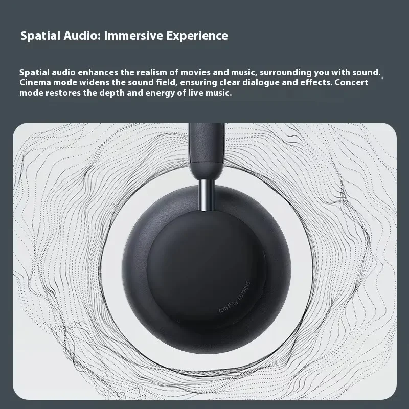 CMF بواسطة لا شيء سماعة برو HIFI سماعة لاسلكية تعمل بالبلوتوث سماعات 40dB الحد من الضوضاء عمر البطارية الطويل الألعاب سماعة رأس للموسيقى هدية #3