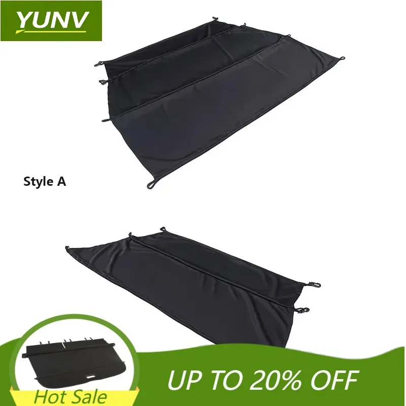 YUNV Cargo Cover for Chevrolet Corvette C7 2014-2019 Rear Trunk Security Shade Retractable Privacy Shade Curtain Organizer