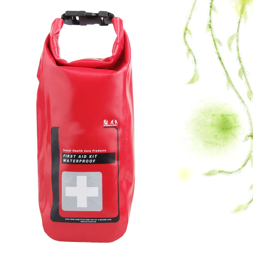 

1Pcs First Aid Bag Heavy Duty Waterproof Compact Design Easy Access Buckle Closure for Travel Outdoor Emergency Use