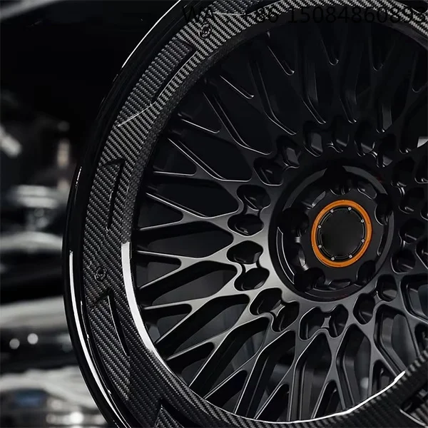 

18-22 Inch Two-Piece Carbon Fiber Forged Wheel Rim, 5x114.3 5x120 PCD Alloy Hub Passenger Car Upgrade Parts