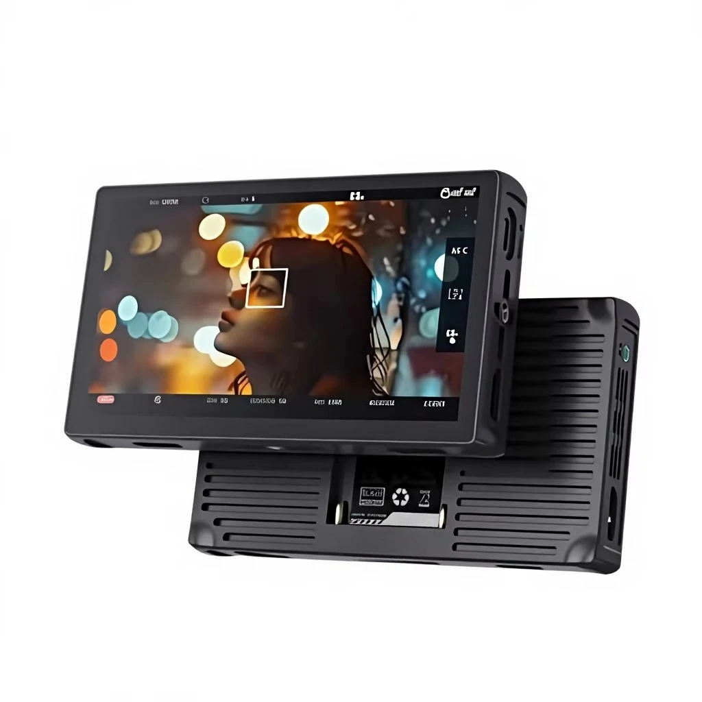 54-Inch 4K camera color palette monitor with line control function for on-site monitoring by directors.