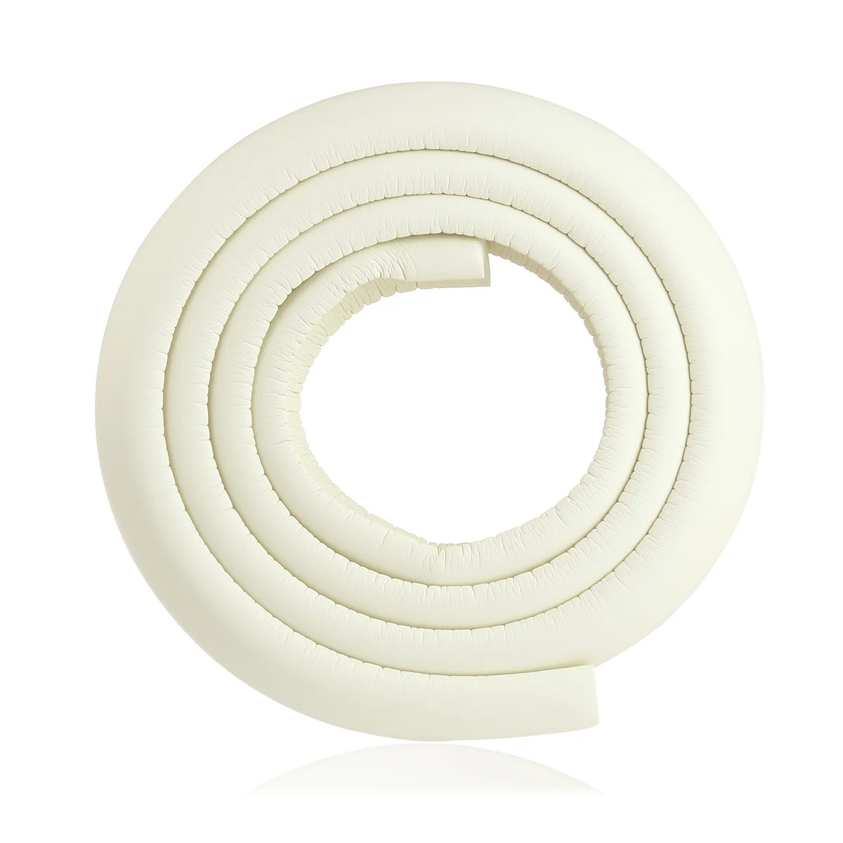 TINKSKY-Bande de pare-chocs anti-collision pour bébé, 2m d'épaisseur, en forme de L, protection d'angle de table, coussin de sécurité, blanc