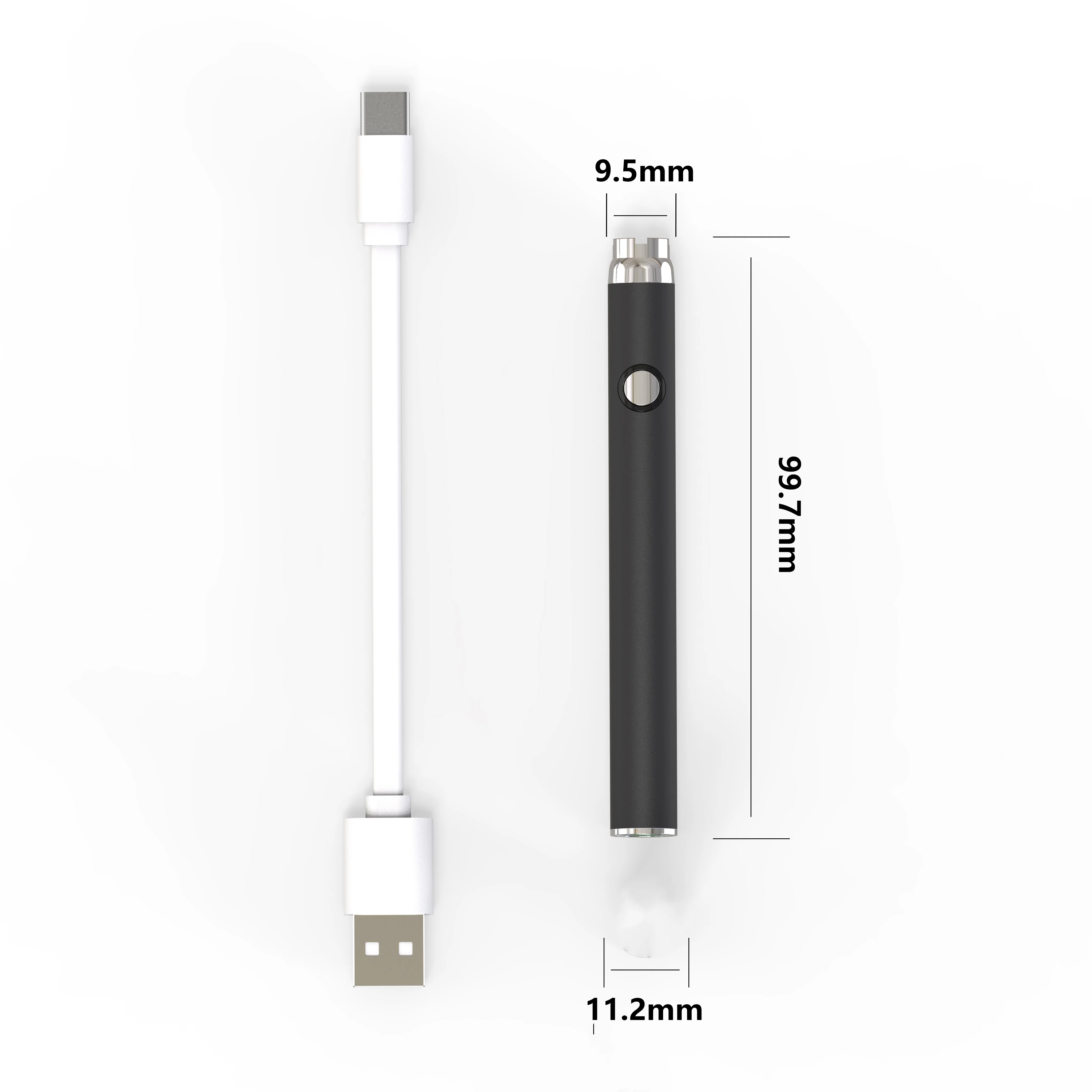Micro 1Pcs 510 Thread Battery, 11.2mm 380mAh Rechargeable, Electric Soldering Iron Appliance Repair DIY Tool view 6