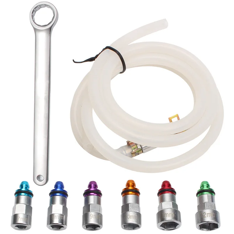 8-piece Set Of Brake Oil Drainer Wrench And Oil Bleed Hose Drain For Protection Tool Set - view 4