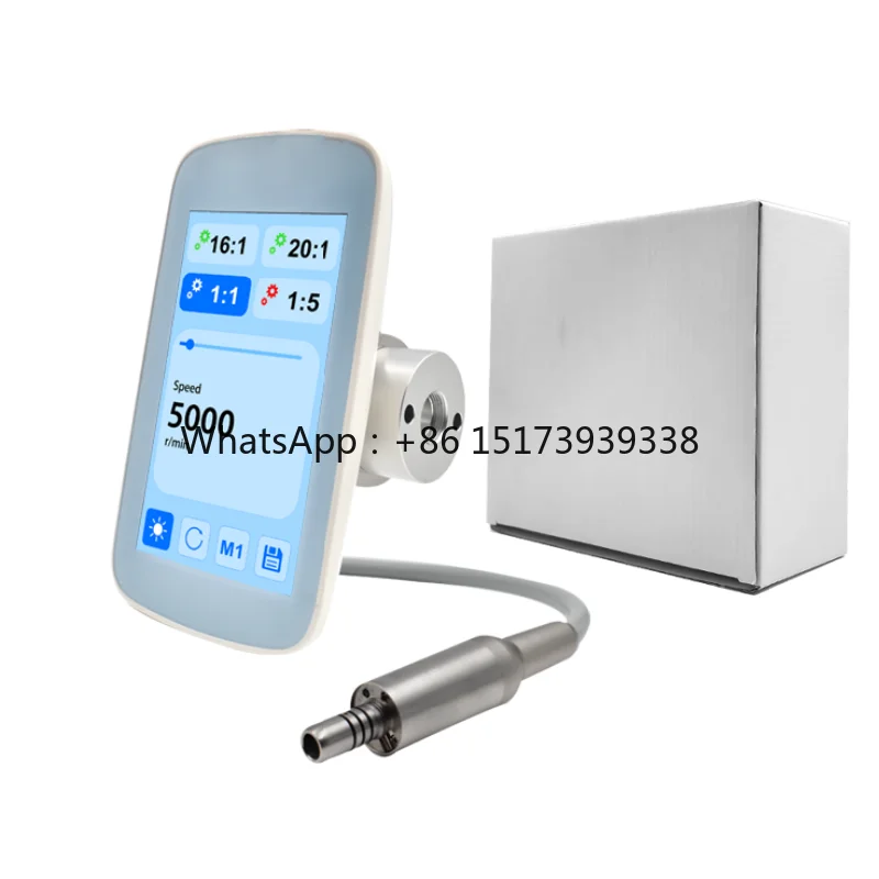 Dental Led Built-in Type Micromotor with Touch Screen E-Type Motor  Fit for 1:1/1:5 /16:1/20:1 Handpiece