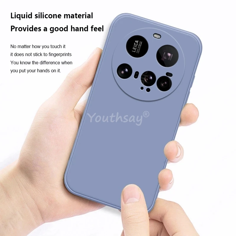 For Xiaomi 15 Ultra Case Liquid Silicone Plain Case Xiaomi 15 Ultra Cover TPU Anti-drop Protector Cover Xiaomi 15 Ultra Case - Image 4