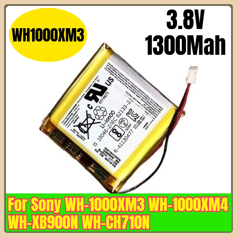 

3.8V 1300Mah WH1000XM3 Replaceable Battery for Sony WH-1000XM3 WH-1000XM4 WH-XB900N WH-CH710N