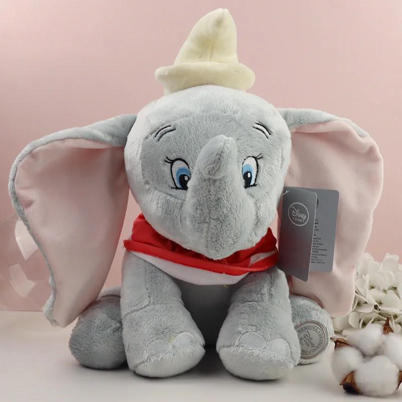 New Arrivals Dumbo Plush Toys For Adults 30cm Gray Elephant Stuffed Kawaii Sleeping Doll Birthday For Baby Girls Room Decoration