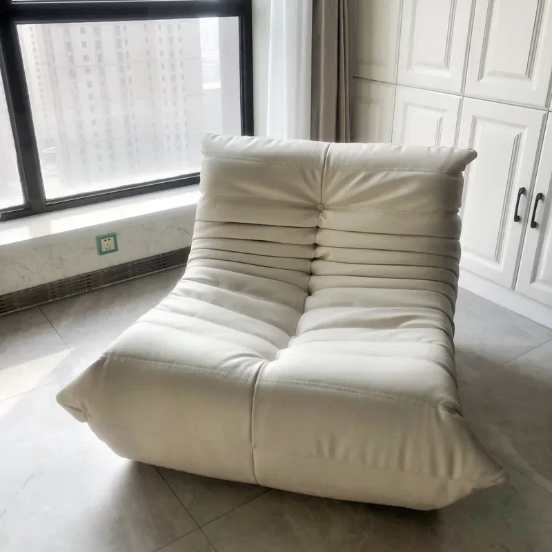 Caterpillar Sofa Simple Tatami Single Sofa Casual Lazy Sofa Living Room Recliner Celebrity Balcony Rocking Chair Furniture