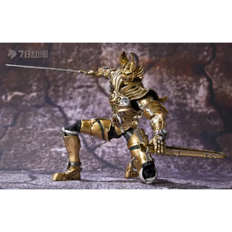 BANDAI Osoriginal De Lord of The Rings, Mobiele, Golden Knight, Getande Wolf Anime Action Figure Model Speelgoed Cadeaus voor Jongen