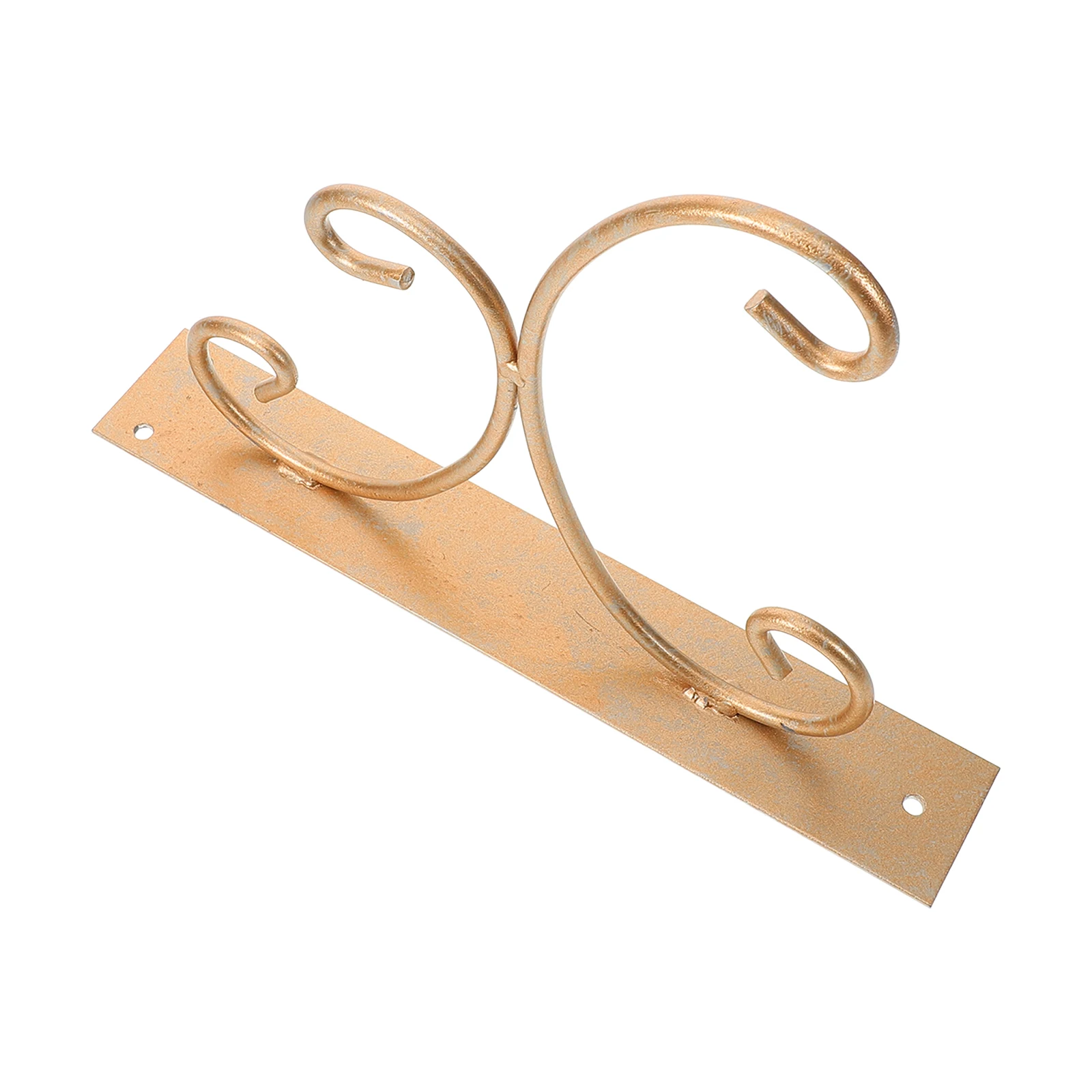 

Wall Hanger Garden Basket Pot Plant Balcony Hanging Rack Hook Metal Heavy Duty Iron Material Graceful Curvature Streamlined