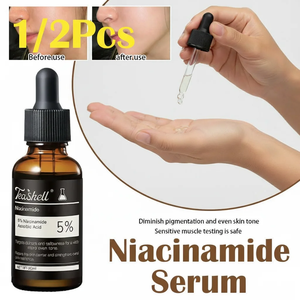 Niacinamide ‌Lightening Serum Face Serum Moisturizer Day Night Skin Care Original Solution Hydrating Moisturizing Facial Cream