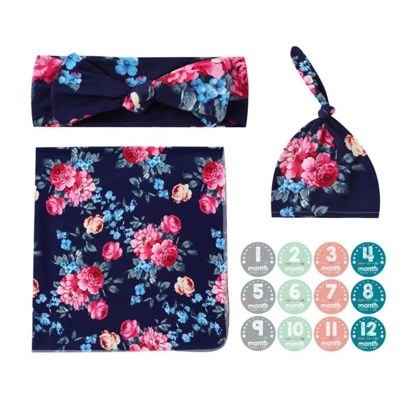 J15U بطانية قماط ناعمة للأطفال للجنسين من الموسلين، هدية تلقي هدية للأولاد والبنات #5