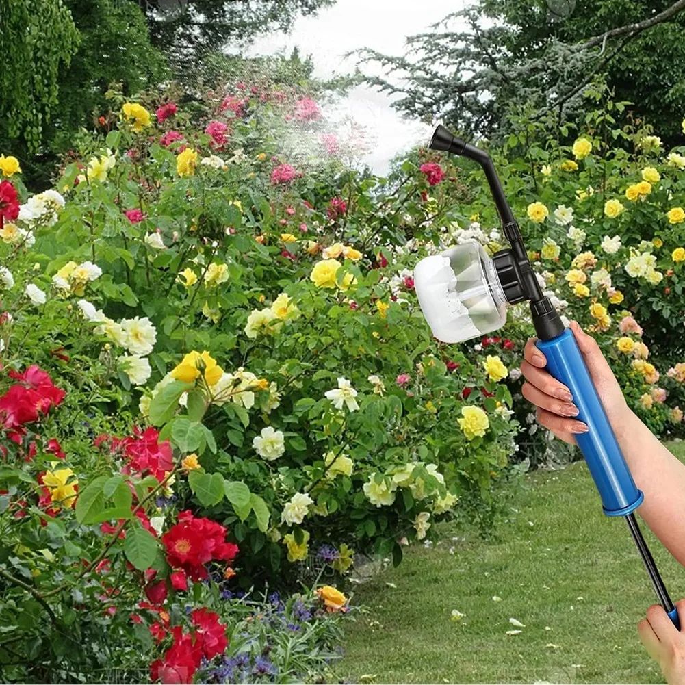 Handheld Spray Pollinator for Orchard Maintenance Indoor Greenhouse Use Transparent Tank Wind Resistant Nozzle 42cm