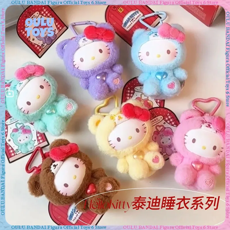 

Kt Blind Box Teddy Pajamas Series Mystery Boxes Kawaii Dolls Favorite Of Girls Model Collection Desk Decoration Pendants Display