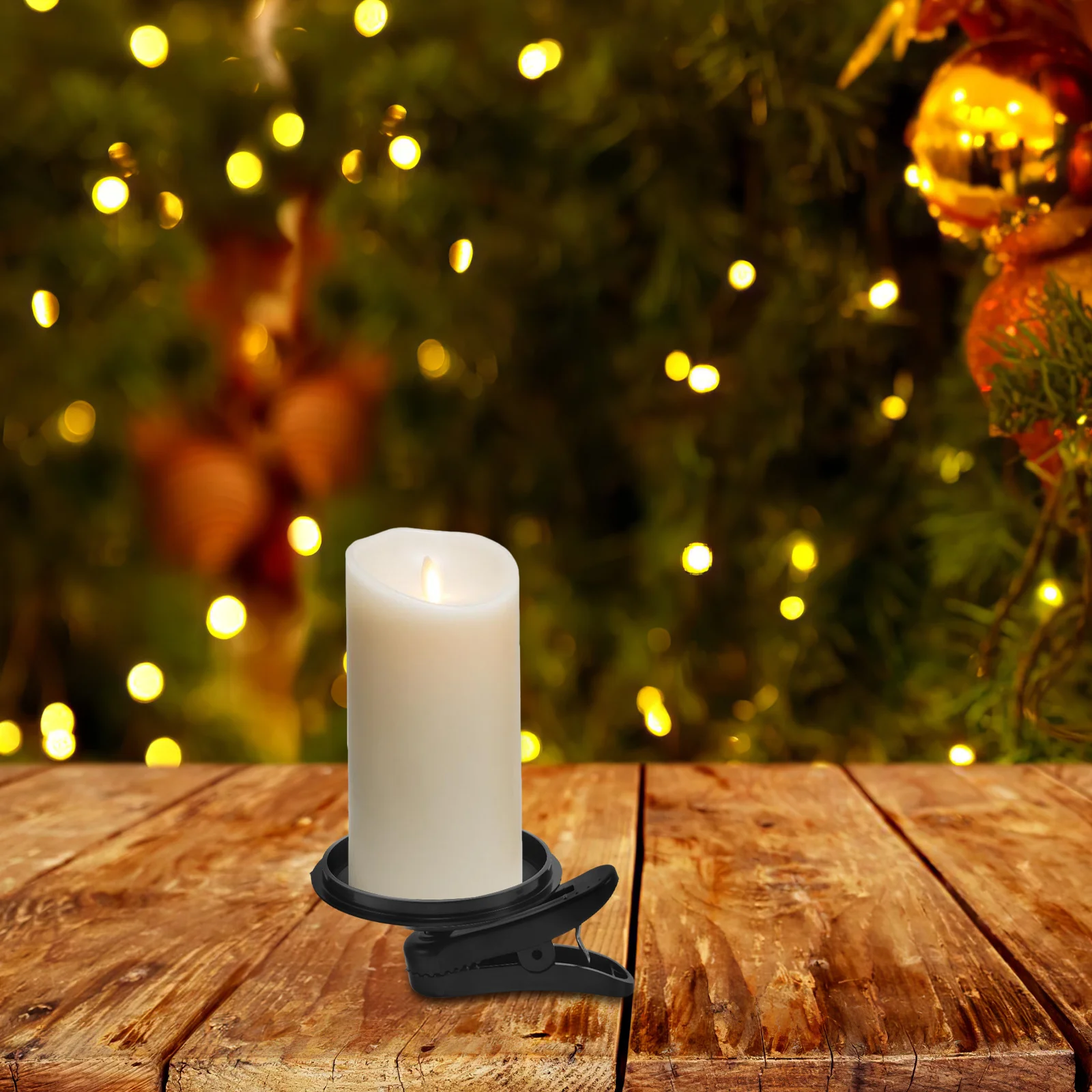 

Christmas Clip Decoration Holder Set Festive Tree Accessories Winter Holiday Home Party Lighting Decoration