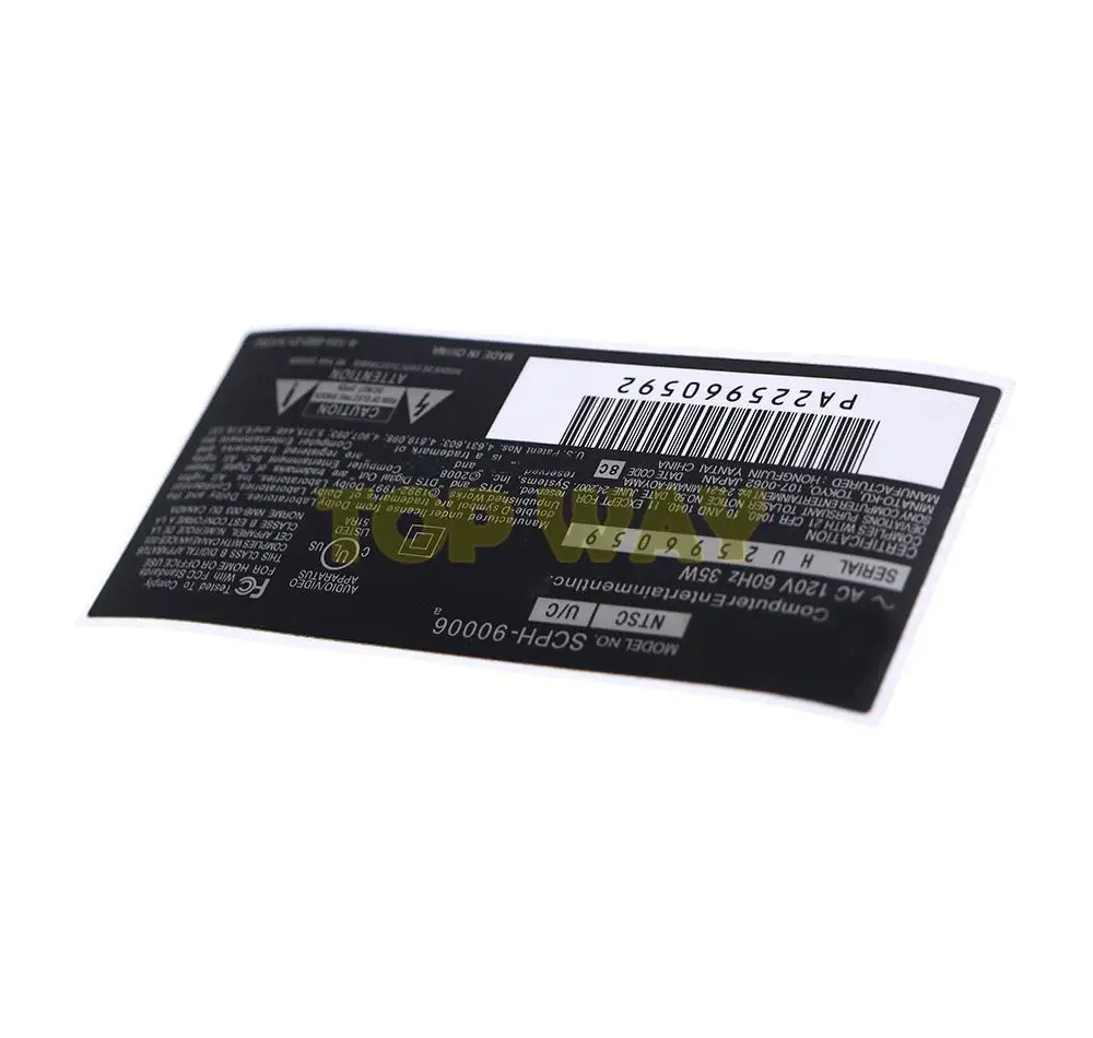 10Pcs สติกเกอร์ผิวสำหรับ Playstation 2 PS2 30000 70000 90000 Custom Decal สติ๊กเกอร์เกมสำหรับ PS2 3W 7W 9W Controller