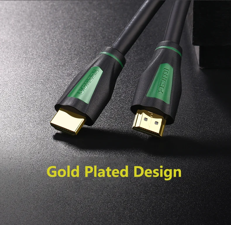 Cavo UGREEN 4K HD-MI Cavo HD-MI ad alta velocità 2.0 Supporto 4K 60Hz Cavo per computer HD-MI Deluxe maschio-maschio