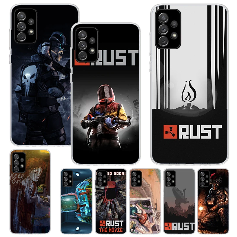 Shooting Rust Game Phone Case For Samsung Galaxy A15 A55 A14 A54 A13 A53 A12 A52S A25 A24 A35 A34 A23 A33 A22 A32 A04S A03S A05S