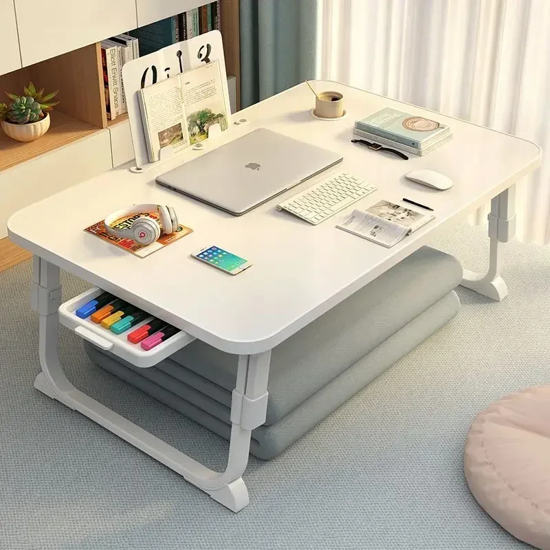Lift bed Foldable small table Student dormitory Study table Bedroom Sitting bay window