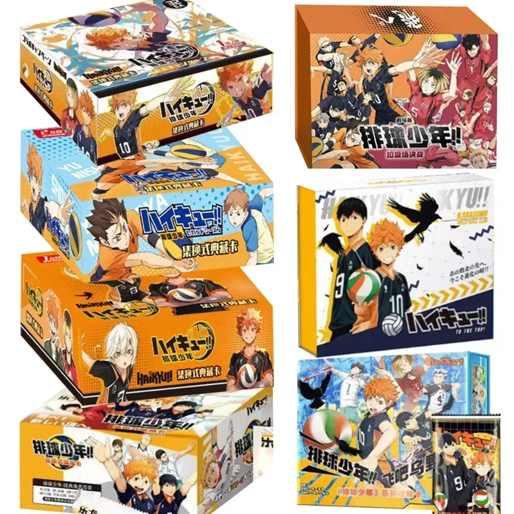 Haikyuu Cards Hinata Shoyo Kageyama Tobio Tsukishima Hotaru Anime Character Collection Cards Toys Gifts