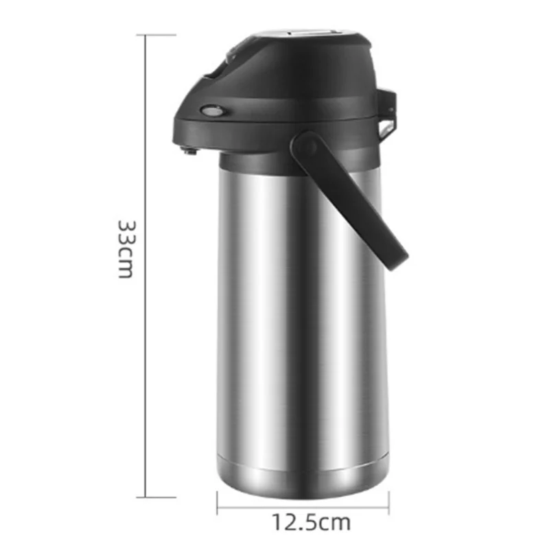 

1.9L Stainless Steel Insulated Vacuum Bottle Multifunctional Thermos Flask For Outdoor Sports Travel Coffee Milk Hot Water