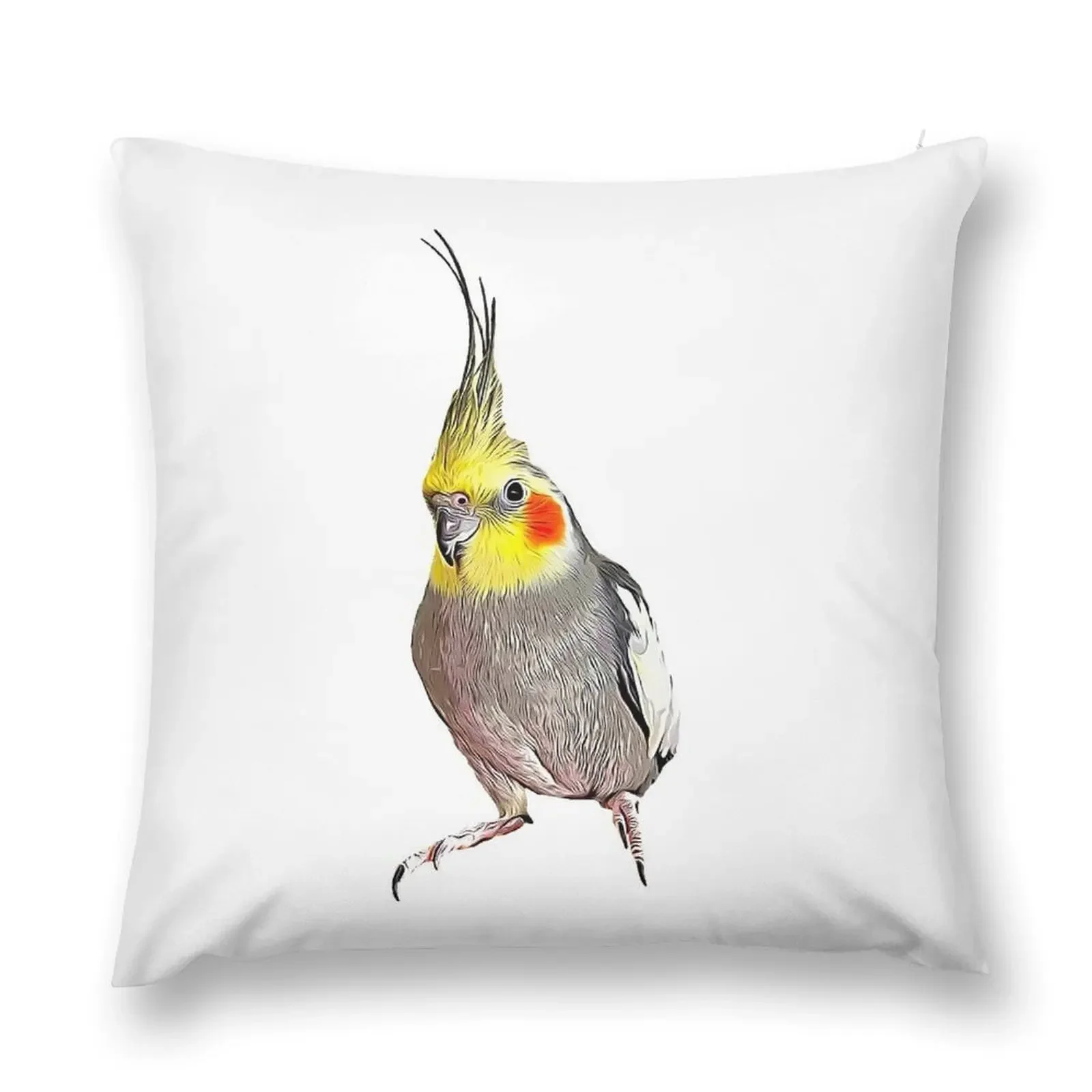 Cockatiel Cute Weiro Bird Throw Pillow Pillowcases For Pillows Cushion Cover For Sofa Luxury Pillow Case pillow