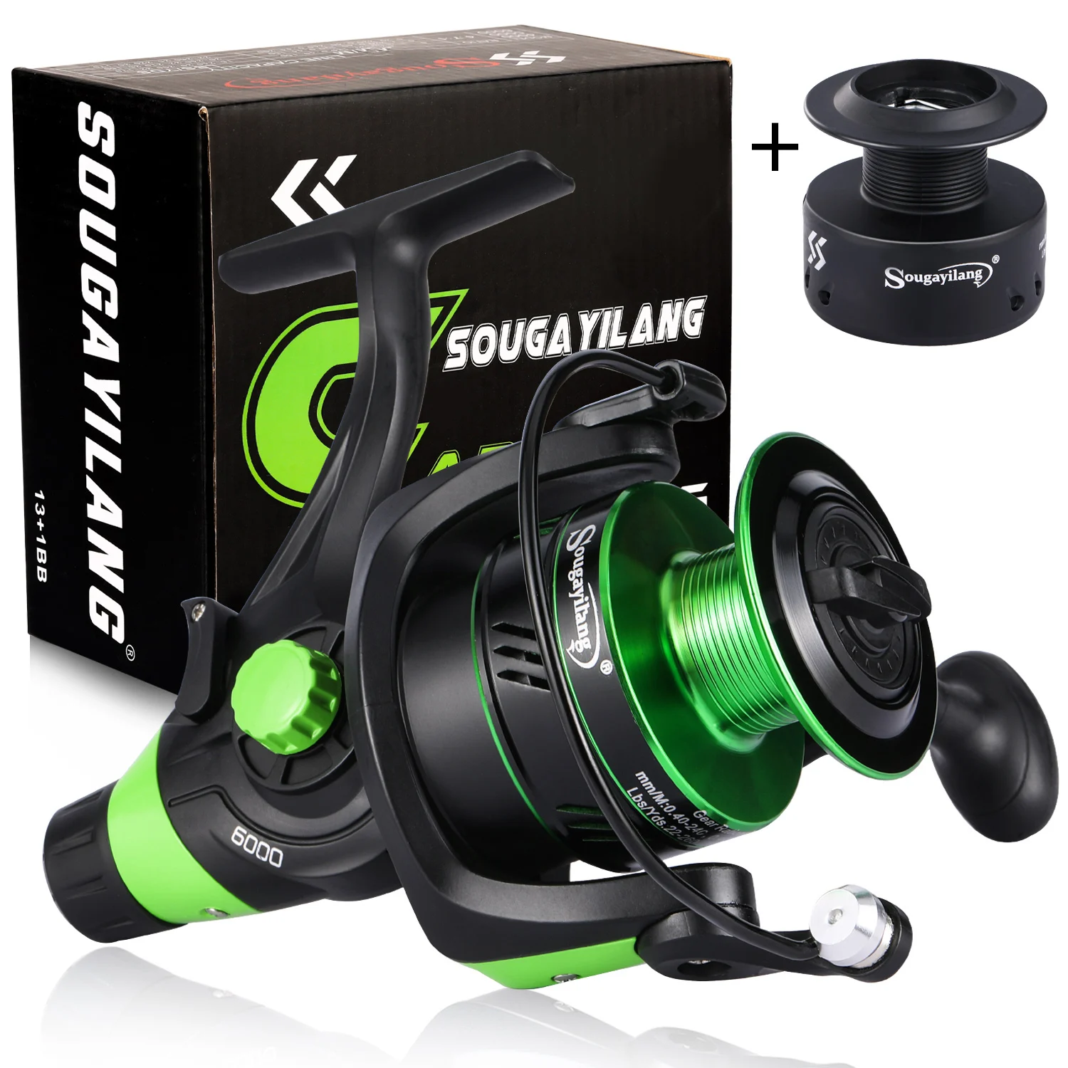 Sougayilang 13 1bb Spinn rolle 2010-2016 Serie 2000: 6000. 7:1 Hochgeschwindigkeits-Angel rad Karpfen Salzwasser Angel gerät Pesca